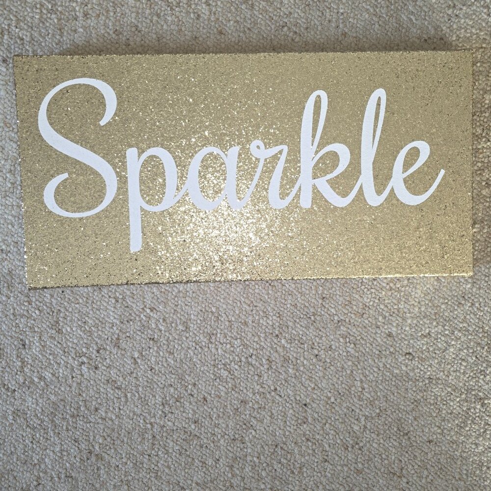 Sparkle glitter picture wall hanging decor art